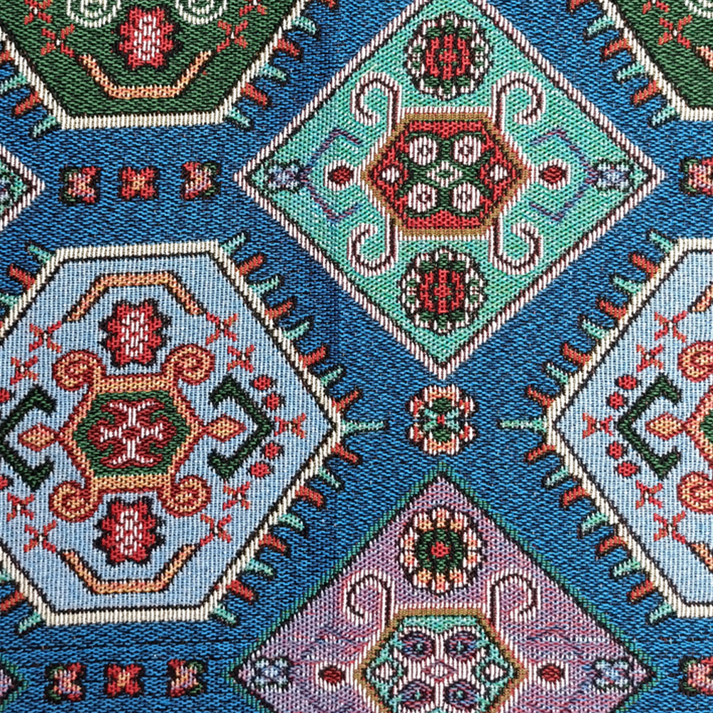 القطن الوطني البوليستر القطن المخلوطة Jacquard Fabric الشهادة الصديقة للبيئة تدعم التخصيص للمنسوجات المنزلية